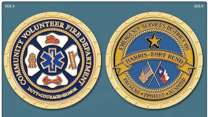 CVFD ESD Challenge Coin